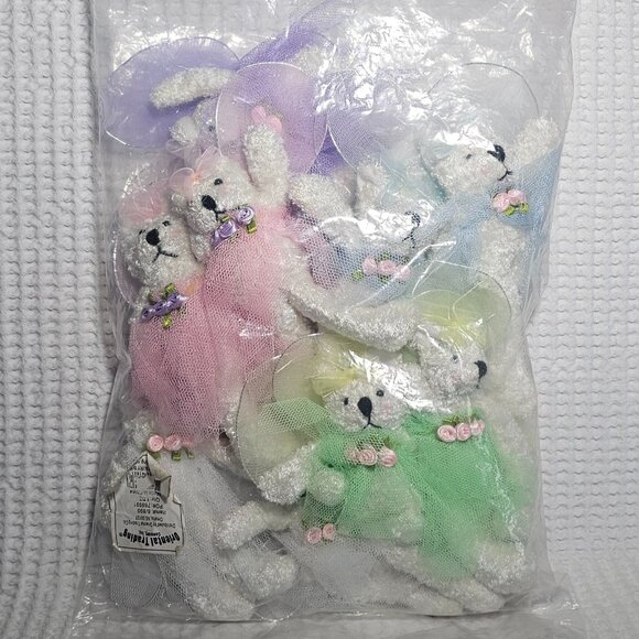 Sealed Lot of 12 Plush Fairy Bears distributed by Oriental Trading Co. - Picture 14 of 14